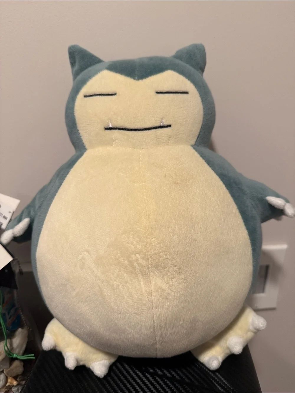 Snorlax Plush Toy - Teal & Cream Plush